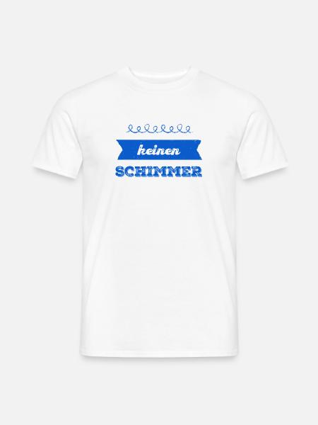 ich bin ahnungslos - Männer T-Shirt - Weiß