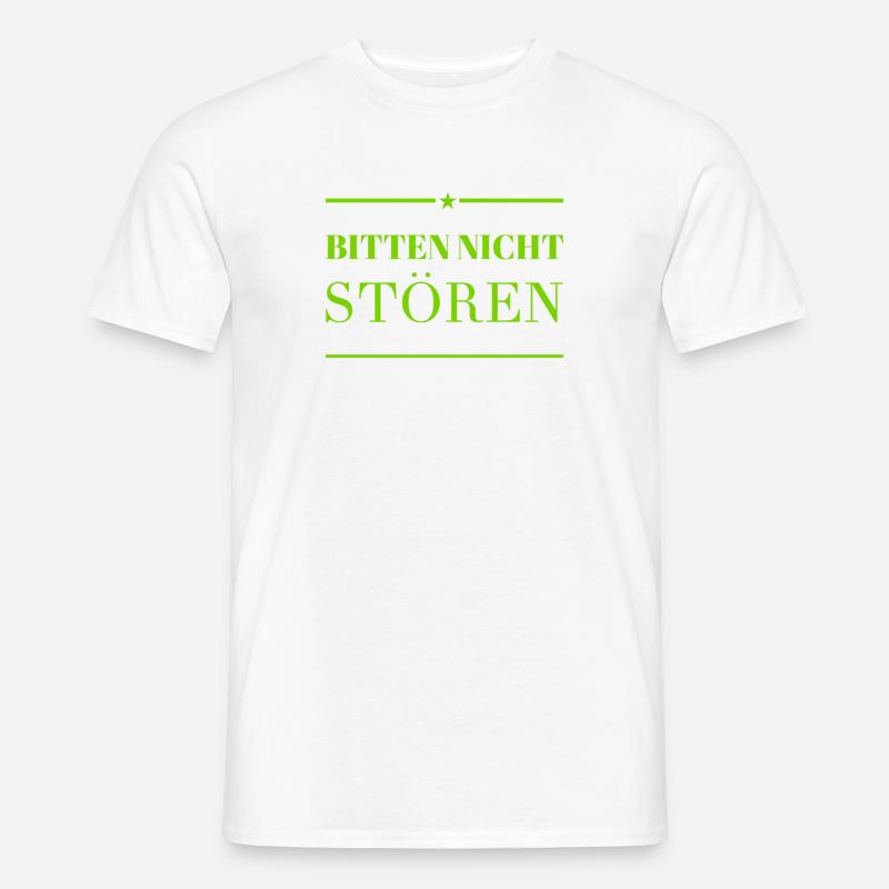 störungsfreie Zone - Männer T-Shirt - Weiß