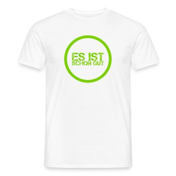 alles okay - Männer T-Shirt - Weiß - Vorne - AI Model Male 178 dark (178cm)