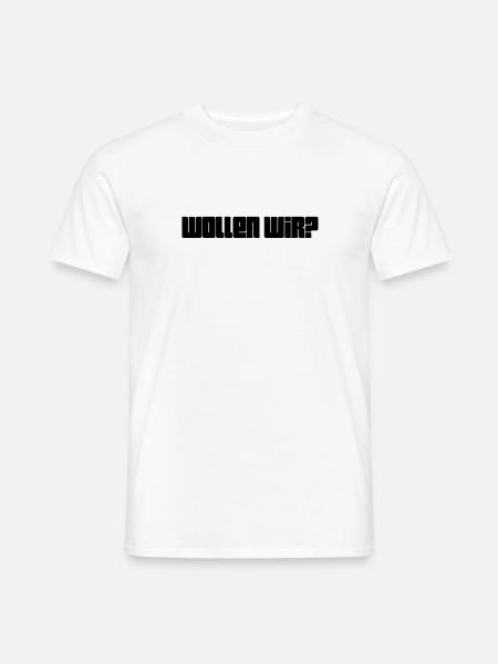 hast du Lust? - Männer T-Shirt - Weiß