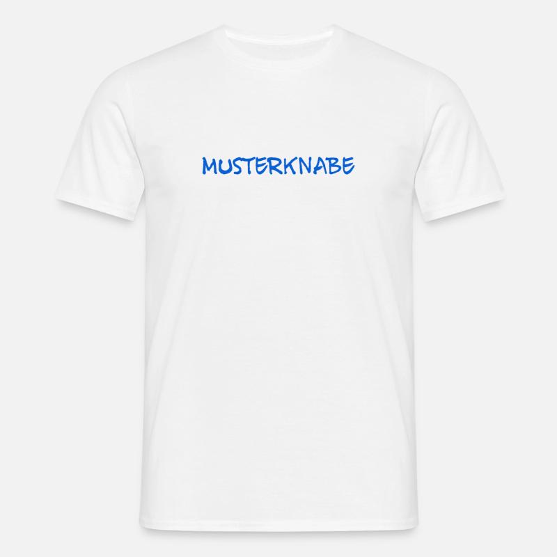 Musterknabe - Männer T-Shirt - Weiß