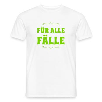Plan B - Männer T-Shirt - Weiß - Vorne - AI Model Male 178 dark (178cm)