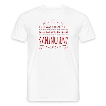 der Trick mit dem Kaninchen - Männer T-Shirt - Weiß - Vorne - AI Model Male 178 dark (178cm)