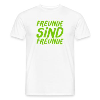 Freunde sind toll - Männer T-Shirt - Weiß - Vorne - AI Model Male 178 dark (178cm)