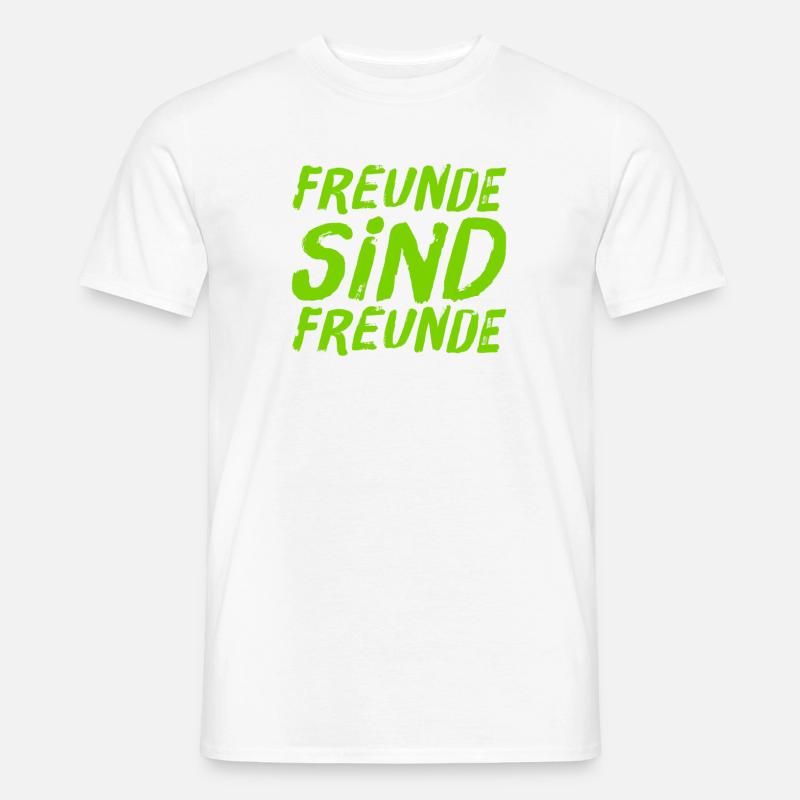 Freunde sind toll - Männer T-Shirt - Weiß