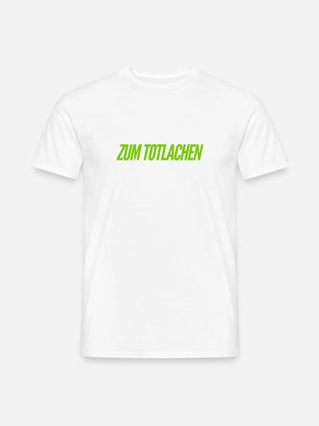 zum totlachen - Männer T-Shirt - Weiß