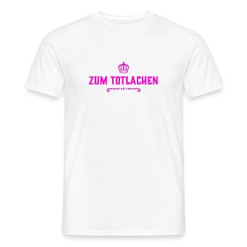 das ist komisch - Männer T-Shirt - Weiß - Vorne - AI Model Male 178 dark (178cm)