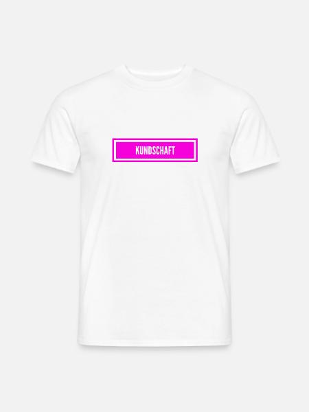 die Kundschaft wartet - Männer T-Shirt - Weiß