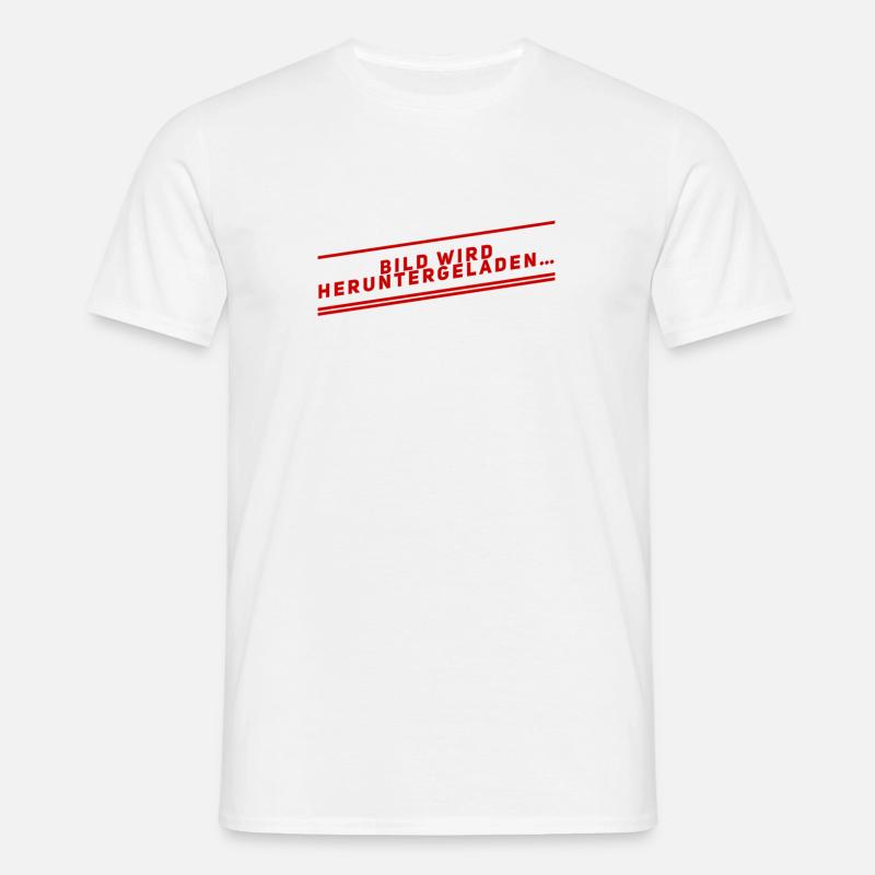 wird heruntergeladen - Männer T-Shirt - Weiß