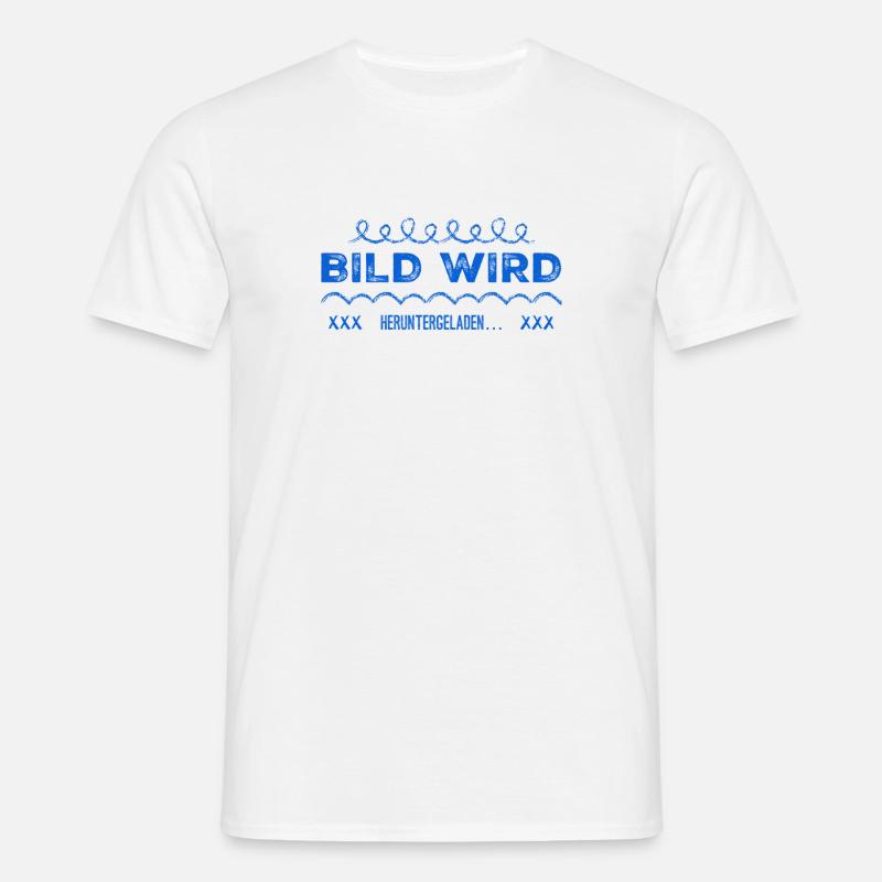 Bild wird heruntergeladen - Männer T-Shirt - Weiß