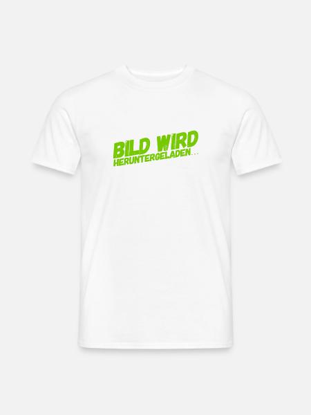das Bild wird heruntergeladen - Männer T-Shirt - Weiß