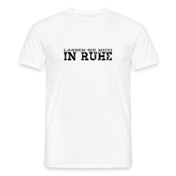 hören sie auf - Männer T-Shirt - Weiß - Vorne - AI Model Male 178 dark (178cm)