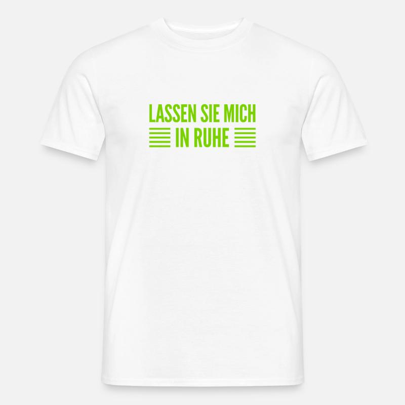 stoppen sie das - Männer T-Shirt - Weiß