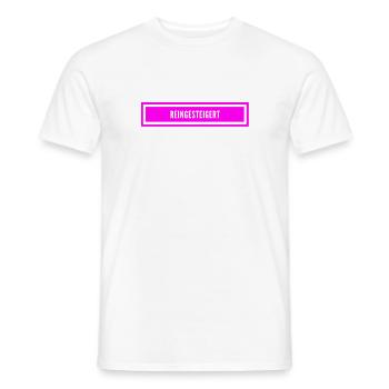 reinsteigern ist mein Ding - Männer T-Shirt - Weiß - Vorne - AI Model Male 178 dark (178cm)