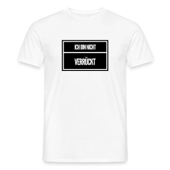 so sieht normal aus - Männer T-Shirt - Weiß - Vorne - AI Model Male 178 dark (178cm)