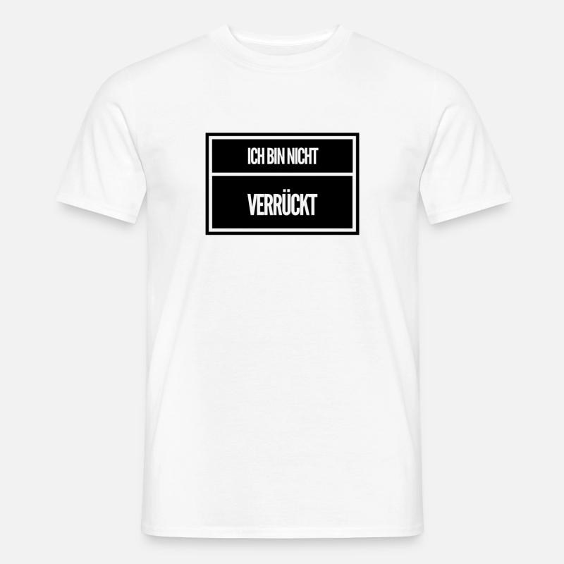 so sieht normal aus - Männer T-Shirt - Weiß