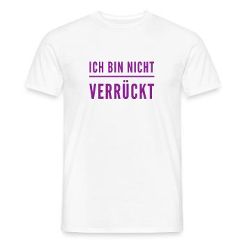 total normal - Männer T-Shirt - Weiß - Vorne - AI Model Male 178 dark (178cm)