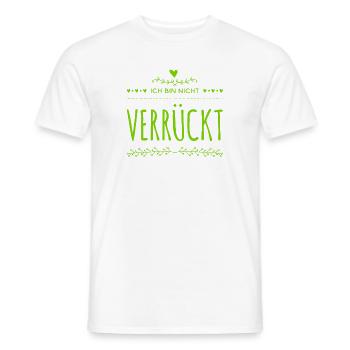 ich bin total normal - Männer T-Shirt - Weiß - Vorne - AI Model Male 178 dark (178cm)