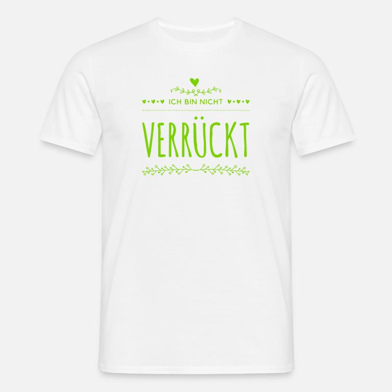 ich bin total normal - Männer T-Shirt - Weiß