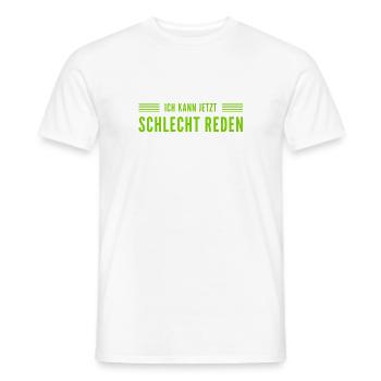 das ist ein schlechter Zeitpunkt - Männer T-Shirt - Weiß - Vorne - AI Model Male 178 dark (178cm)