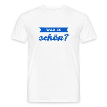 war es gut? - Männer T-Shirt - Weiß - Vorne - AI Model Male 178 dark (178cm)