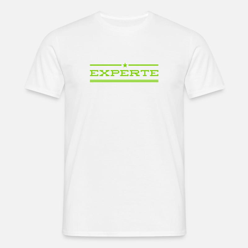 Koryphäe - Männer T-Shirt - Weiß