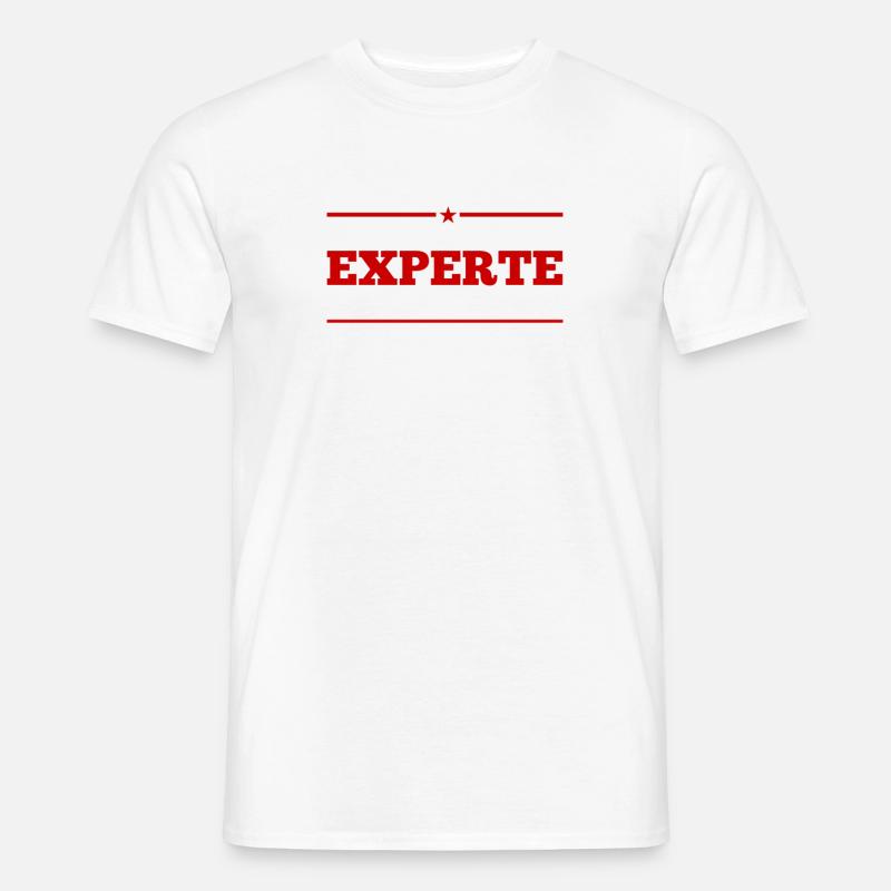 ich bin eine Koryphäe - Männer T-Shirt - Weiß