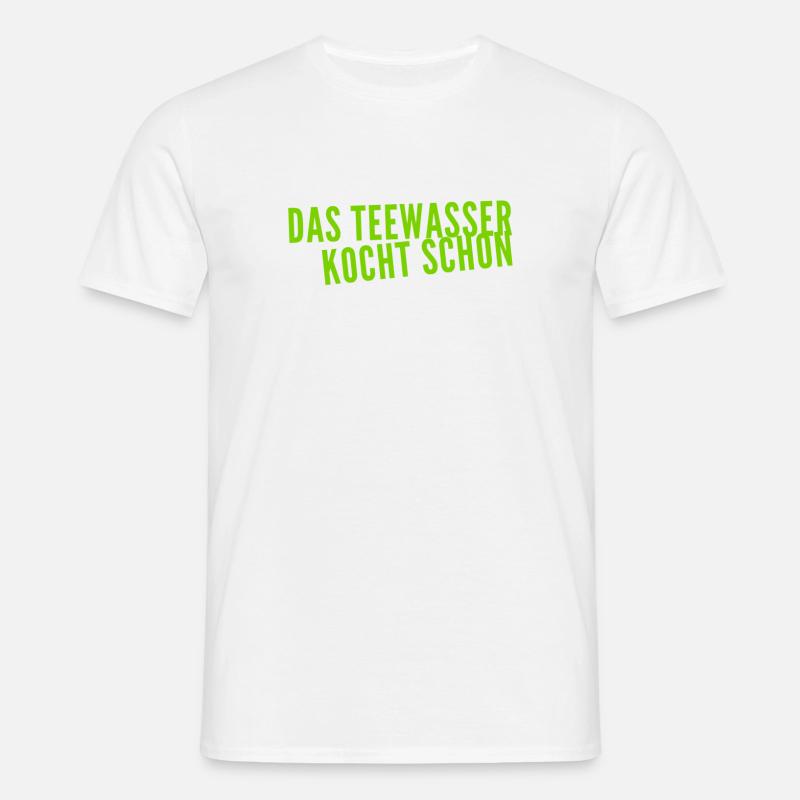 Bock auf Tee? - Männer T-Shirt - Weiß