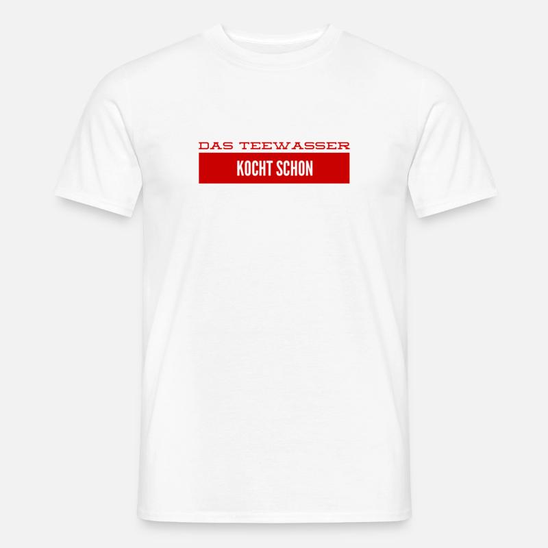 ich mag Tee - Männer T-Shirt - Weiß