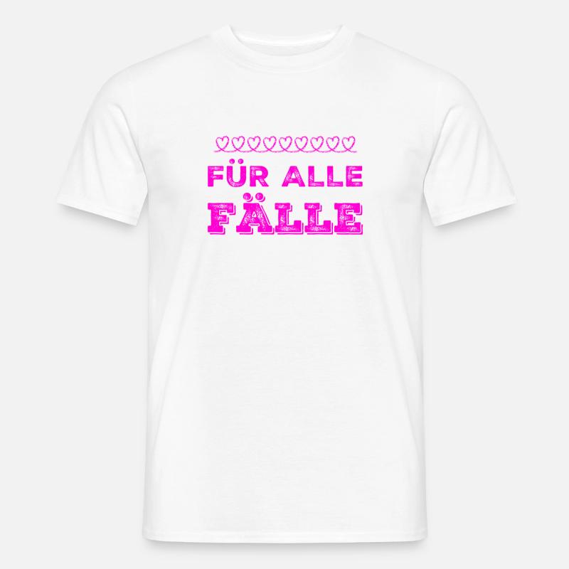 ich habe einen Plan B - Männer T-Shirt - Weiß