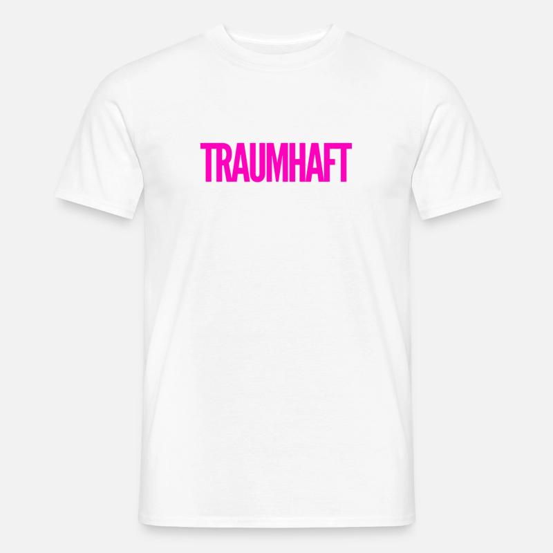 es ist ein Traum - Männer T-Shirt - Weiß