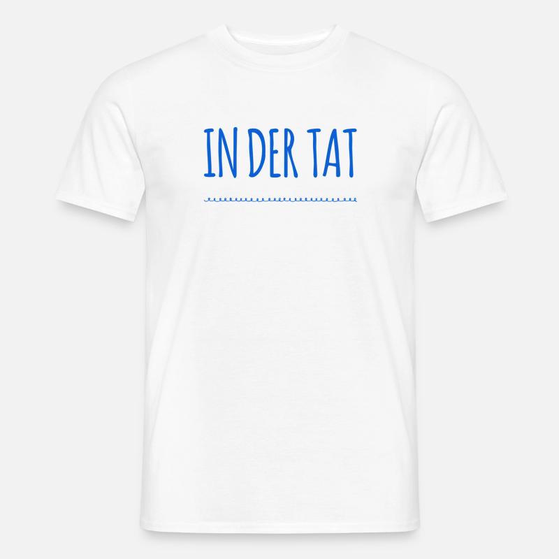 es ist so - Männer T-Shirt - Weiß