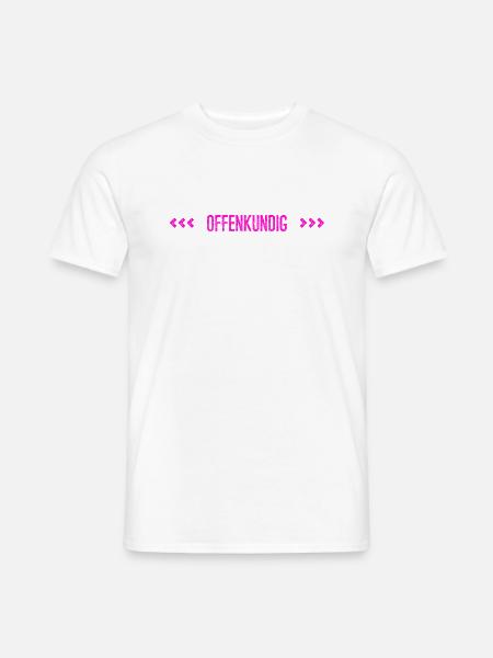 jeder kann es sehen - Männer T-Shirt - Weiß