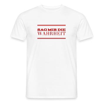 Redlichkeit geht immer - Männer T-Shirt - Weiß - Vorne - AI Model Male 178 dark (178cm)
