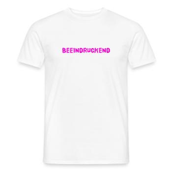 imponierend - Männer T-Shirt - Weiß - Vorne - AI Model Male 178 dark (178cm)