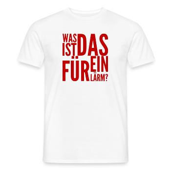 was ist das für ein Lärm? - Männer T-Shirt - Weiß - Vorne - AI Model Male 178 dark (178cm)