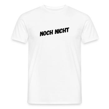 später - Männer T-Shirt - Weiß - Vorne - AI Model Male 178 dark (178cm)