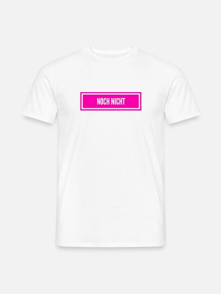 vielleicht später - Männer T-Shirt - Weiß