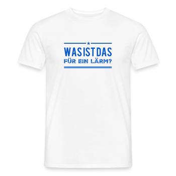 woher kommt der Lärm? - Männer T-Shirt - Weiß - Vorne - AI Model Male 178 dark (178cm)