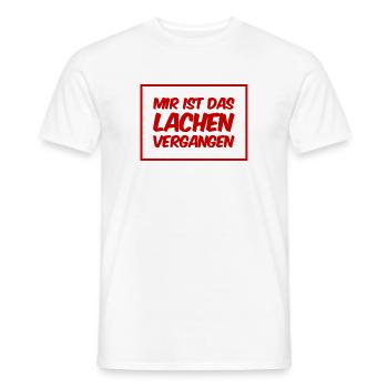 das war nicht witzig - Männer T-Shirt - Weiß - Vorne - AI Model Male 178 dark (178cm)