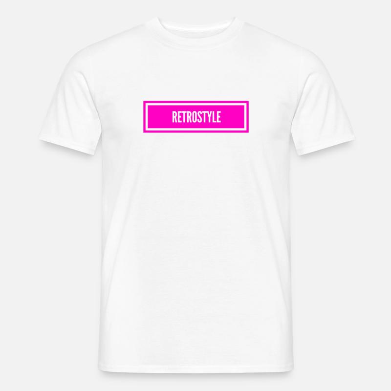 retro geht immer - Männer T-Shirt - Weiß