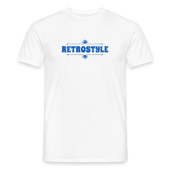 ich mag es retro - Männer T-Shirt - Weiß - Vorne - AI Model Male 178 dark (178cm)