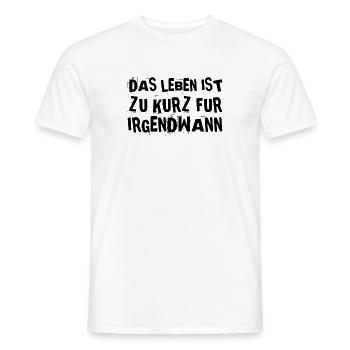 mach es jetzt - Männer T-Shirt - Weiß - Vorne - AI Model Male 178 dark (178cm)
