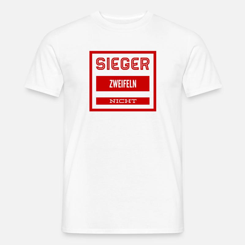 ich bin ein Gewinner - Männer T-Shirt - Weiß