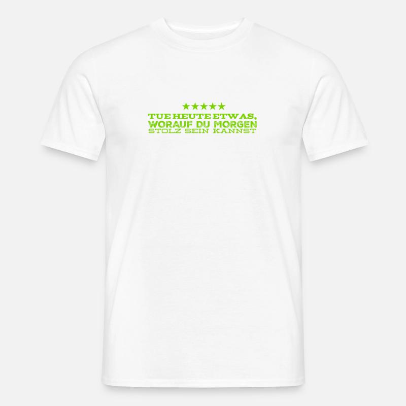 tu dir etwas gutes - Männer T-Shirt - Weiß
