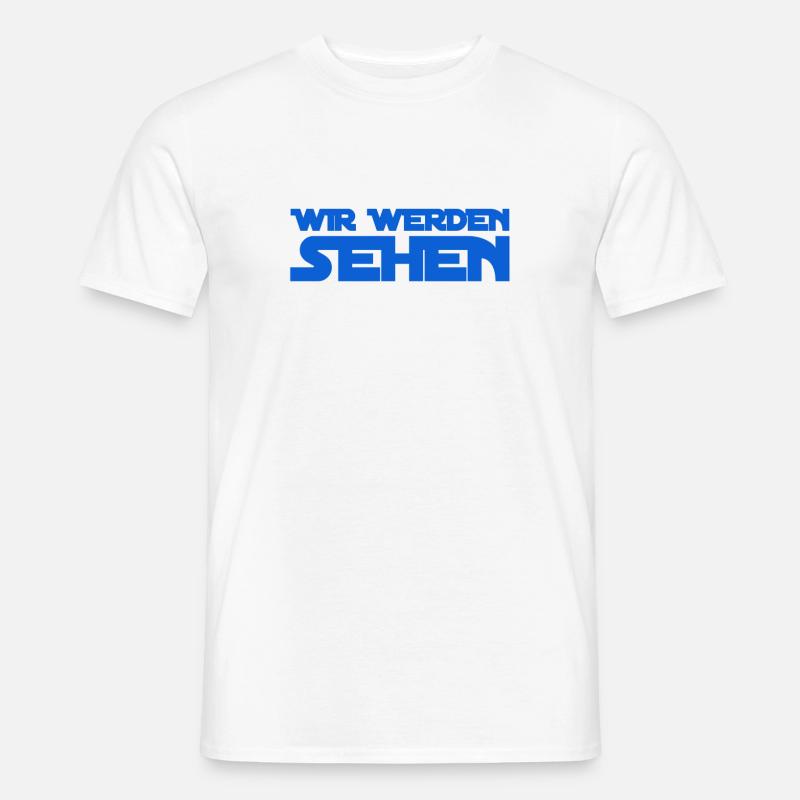es wird sich schon ergeben - Männer T-Shirt - Weiß