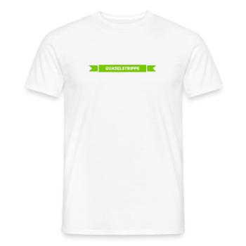 so sieht eine Quaselstrippe aus - Männer T-Shirt - Weiß - Vorne - AI Model Male 178 dark (178cm)