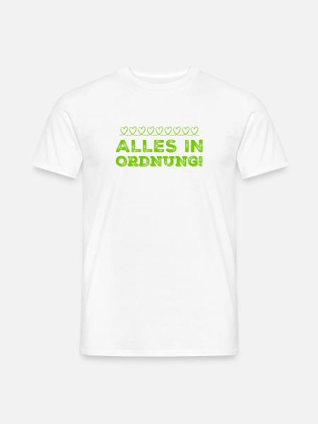 mir geht es gut - Männer T-Shirt - Weiß