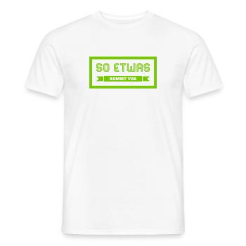 immer cool bleiben - Männer T-Shirt - Weiß - Vorne - AI Model Male 178 dark (178cm)