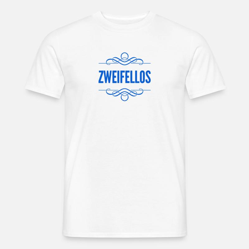 das ist eindeutig - Männer T-Shirt - Weiß
